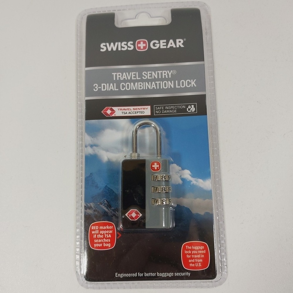 SWISS GEAR‎ TRAVEL SENTRY 3 DIAL COMBINATION LOCK ACCEPTED BY TSA